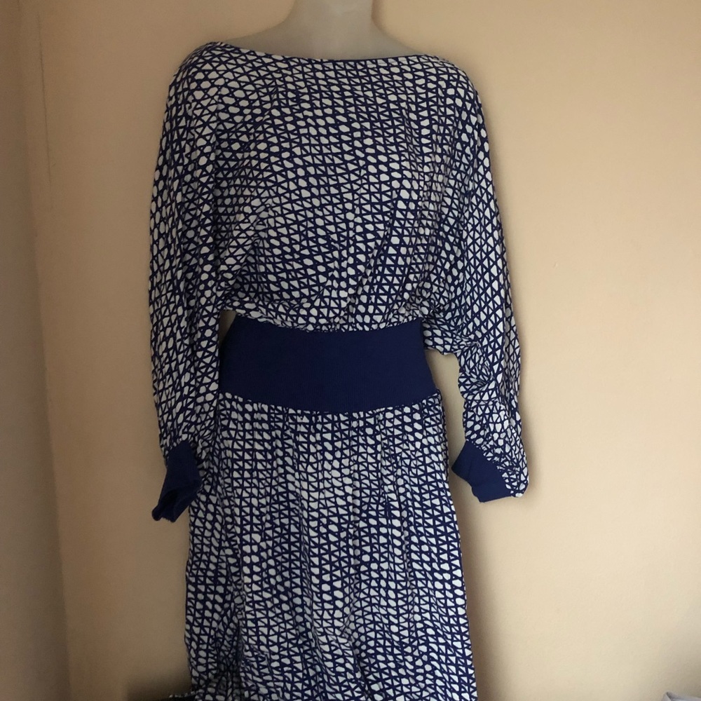 Anthropologie Maeve Vintage Inspired Blue Dress
